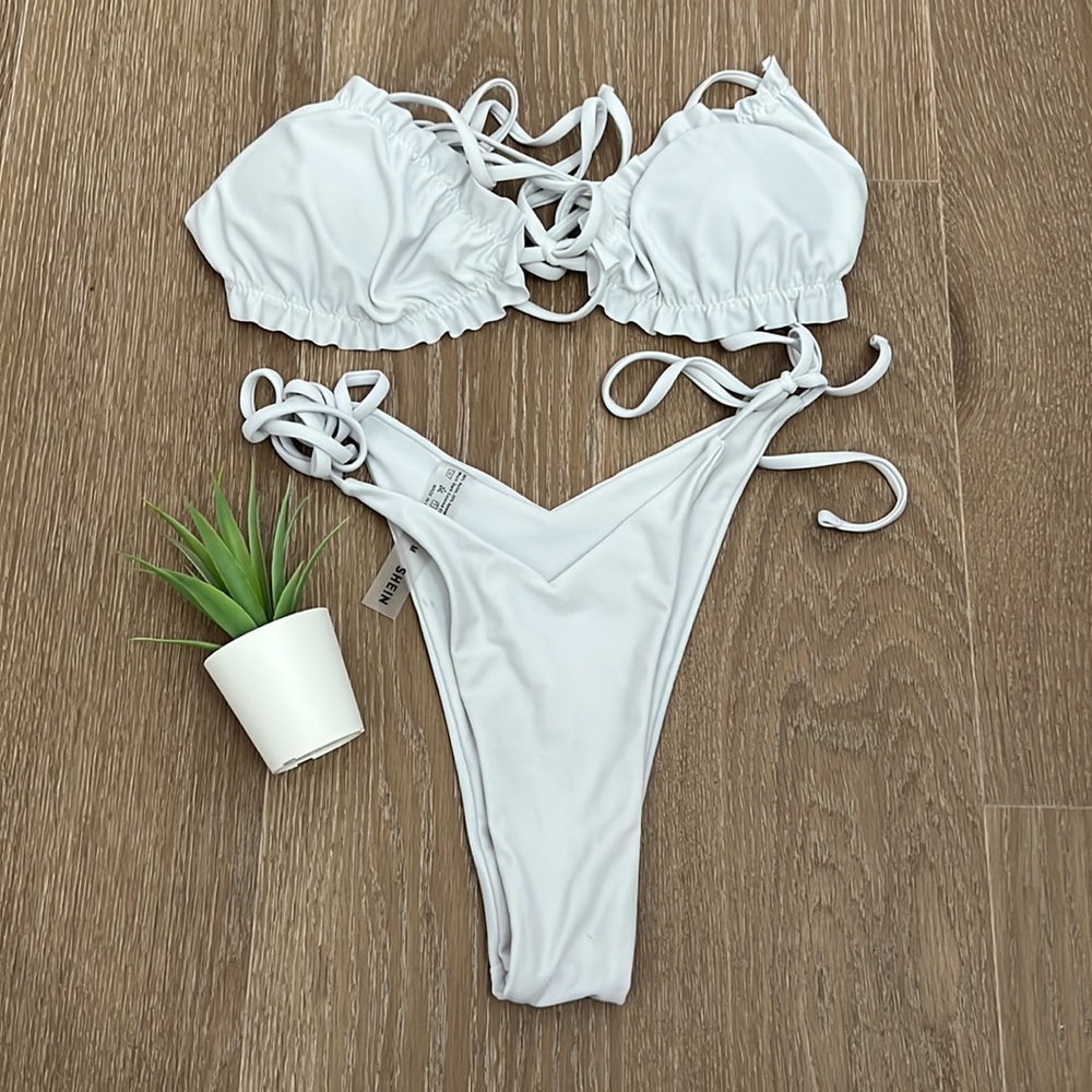 Shein White Bikini
